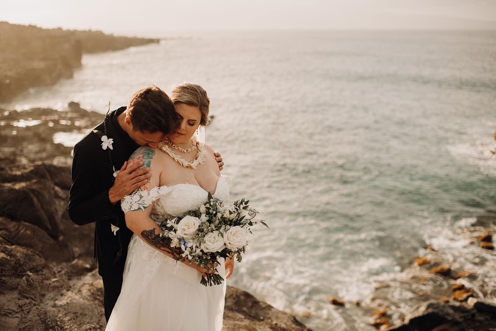 Elopement Beach Wedding at Ironwoods Beach in Kapalua
