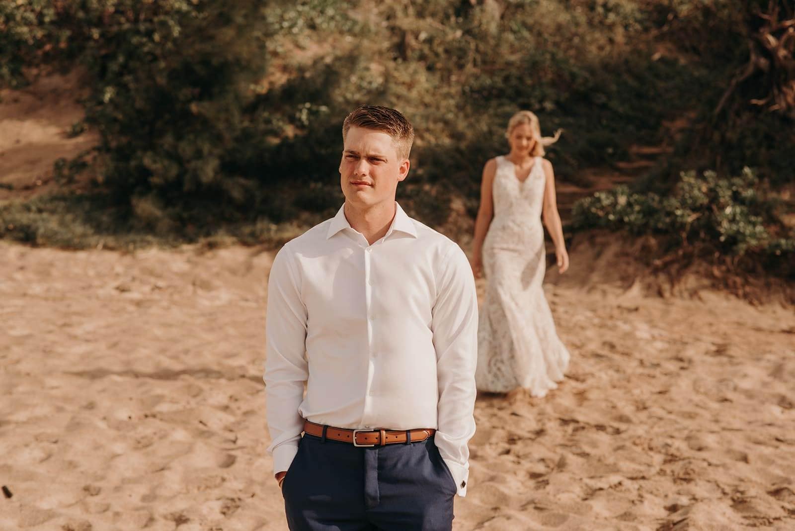 intimate elopement at ironwoods beach