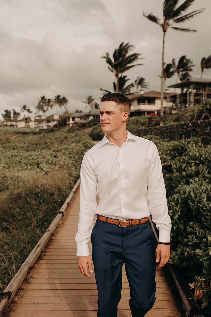 intimate elopement at ironwoods beach